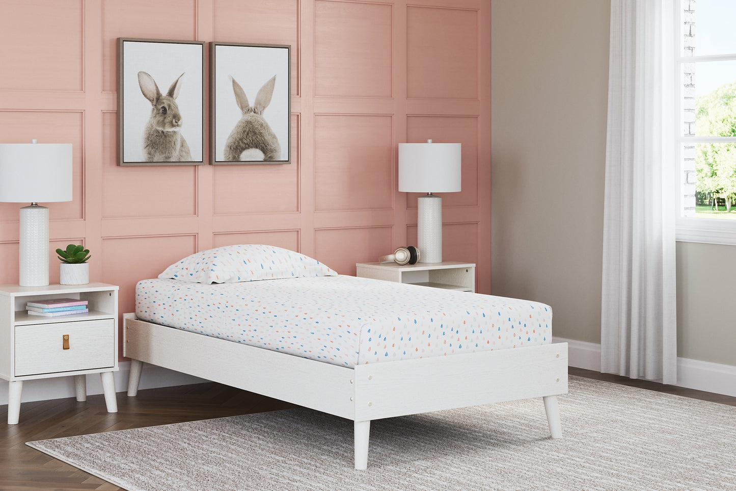 Aprilyn Twin Platform Bed with Dresser and Chest